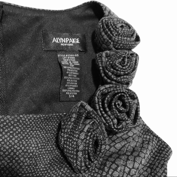 Alyn Paige greyish black dress - Picture 2 of 5